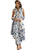 SHIENZY Dupatta set || Kurta set || Kurta pant set || Ethnic set || Sleeveless kurta set for women