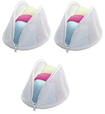 Praxon Mesh Laundry Woman Under Wear Bra Clothes Washing Bag for Washing Machine || Double Layer Polyester Home and Traveling Ti