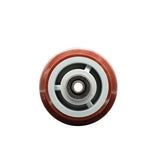 4 x 2 Polyurethane on Polyolefin Wheel Only with Roller Bearing 1/2 Bore 500 lbs Capacity per Wheel Service Caster Bran