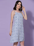 Oomph! Women'S Western & Fusion Wear Dresses For Women Blue - Md664,Light Blue 11Apparel,M