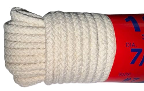 #7 7/32 x 100 ft Scottie Cotton Clothesline White