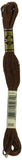 DMC 117898 6 Strand Embroidery Cotton Floss, Very Dark Coffee Brown, 8.7Yard