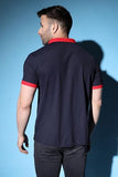 Dhruvi Trendz Mens Polycotton Casual Men T-Shirt Regular Fit Western (Dupli-Dt-Mt-1010_Navy Blue_M)