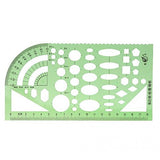 Enakshi Poly Drafting Drawing Tool Ruler Geometric Oval Template for Students 1|Crafts | Art Supplies | Drawing & Lettering Supp