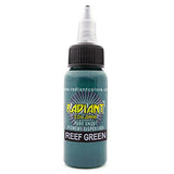 Radiant Colors Tattoo Ink Professional Tattooing Inks Fluid Vegan Pigments 1/2 oz Half Ounce Reef Green