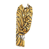 Cashmere Craft Gold Black 100% Viscose Scarf (70X180 Cm)