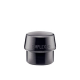 Halder Simplex Replacement Insert, Medium-Hard Rubber, Odorless, Ultra Low-Wear, Black, 50mm, 1.97 in., 4.41 Oz.