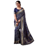 Sugathari Womens Banarasi Saree Pure Kanjivaram Silk Saree Soft new ladies 2023 Design Wear Pattu Sarees Latest Party Sari colle