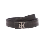 Tommy Hilfiger MenS Leather Belt Darius Black, Size L 1M | Stylish Belt For MenS | Adjustable