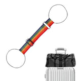 S Sindhia Suitcase Belts, Adjustable Luggage Straps, Bright Colours Travel Packing Straps With Quick Release 1Pcs (Multicolour)
