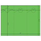 Door Hangers 3 Per Page - Perfed Circle - Sonic Green (250 sheets/750 door hangers)