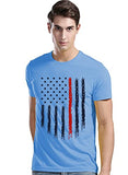 Adro Men'S Regular Fit T-Shirt (Rnr-M-Usa-Sk_Skyblue_Xl)