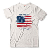 Adro Usa American Flag Printed Cotton T-Shirts For Men (R22-M-Nww-Wh_White_S)
