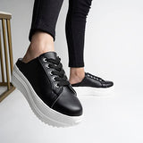 Shoetopia Women'S Slip-On Sneakers | Light Weight & Comfortable With Cushioned Footbed | Stylish Shoe Sneakers For Women Black-Eu37,Black,4,B0BT1WNL8F