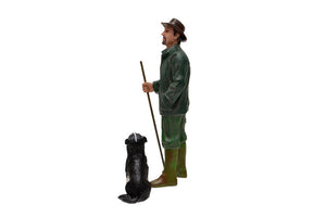American Diorama Customer Patrick and a Dog Figurine/Figure for 1:18 Models
