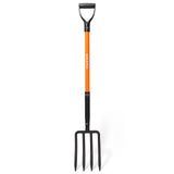KOLEIYA 4-Tine Garden Fork,Heavy Duty Pitch Fork for Gardening,Digging Fork and Spading Fork for Loosening Soil,Compost Fork wit