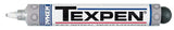 Dykem Texpen 60802 White Fine Marking Pen 16080 [PRICE is per EACH]