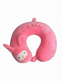 Neheera Kitty Travel Neck Pillow, UShaped Support Cushion For Kids, Plush Material, For Travel And Home Use (Pink)