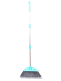 Xifando ThreeSection Telescopic Aluminum Alloy Rod LongHandled Broom (Light Blue)