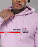 ADRO Hoodies for Men 320 GSM Soft Cotton Hoodie Fabric Long Lasting Printed Hoodie for Winter | Mens Hoodies | Sweatshirt for Men|H24-RAC-PU-S Lavender,Lavender