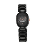 Fastrack Uptown Retreat Quartz Analog Black Dial Black Metal Strap Watch For Girls - Nt6274Km01