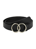 WomenS Faux Leather Belt (Pack Of 1) (Bk0001_Black)