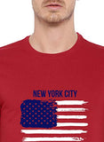 Adro Men'S Usa American Flag Printed Cotton T-Shirts (Rnr-M-Nww-Rd_Red_L)