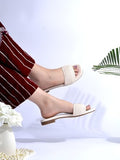 Shoetopia Smart Casual Cream Flats For Women & Girls /Eu42,Cream,9,B0F6TLBK61