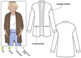Style Arc Sewing Pattern Coral Cardigan (Sizes 0416)