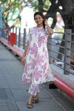 Anni Designer Women'S Rayon Viscose Straight Printed Kurta With Pant (Sunoni Lavender_Xxl_Lavender_Xx-Large),Lavender,2XL,Rayon,Regular,