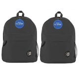 Classic Backpack 17 Black, Pack of 2