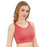 Trylo Riza Lounge Bra - Coral - 38,CORAL,38,B0DD48FK8N