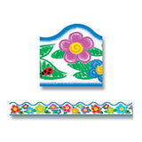 Crayon Flowers Terrific Trimmer Classroom Border [Set of 3]