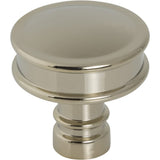 Top Knobs Cranford Knob 1 1/4 Inch Polished Nickel