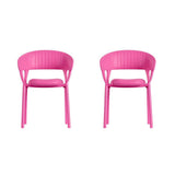 Replacement Parts for Barbie Doll Dreamhouse Doll House Playset HMX10 - Replacement Set of 2 Two Pink Chairs