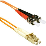 Enet 1M St/Lc Duplex Multimode 50/125 Om2 Or Better Orange Fiber Patch Cable 1 M