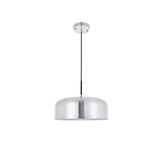 Living District Indoor Modern Home Decorative Bright Ceiling Etude 1 Light Brushed Nickel Pendant