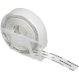 Clear Vinyl Label Tape .50in x144in Single Roll