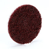 3M Abrasive 048011-05527 Scotch-Brite Roloc Discs, 2, 25,000 RPM, Aluminum Oxide, Maroon (Pack of 50)