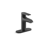 Kohler K-37892-4-BL Hint Single-Handle Bathroom Sink Faucet, Bathroom Faucets, 1.2 GPM, Matte Black