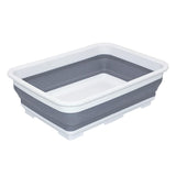 Goderewild Collapsible Dish Pans for Washing Dishes - Space-Saving Multiuse Foldable Sink Tub (14.5'' L x 10.5'' W) - 2.6 Gal (1