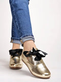 Shoetopia Women'S Casual Shoes Golden 5,Golden,5,B0CSNNDT1K
