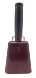 Toys+ Cowbell with Handle Various Sizes and Colors (Maroon, 6)