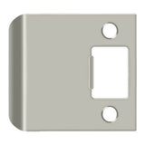 Deltana SPE250U15 21/2 x 21/4 Extended Lip Strike Plate, Satin Nickel