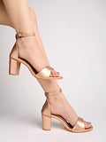 Shoetopia Girls Heel-1313 Rose-Gold Heeled Sandal - 7 Uk (Girls-Heel-1313-Rose-Gold),Rose-Gold,7,B0CQK4XH3Y