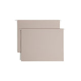 Smead TUFF Extra Capacity Box Bottom Hanging Folder, 4 Expansion, 1/3Cut Easy Slide Tab, Legal Size, Steel Gray, 18 per Box (6