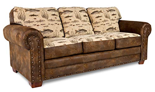 American Furniture Classics Model Angler'S Cove Sleeper Sofa, Brown