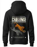 Adro Mens Abstract Design Backside Printed Hoodies In Premium Cotton Fleece 340 Gsm (H23-M-Chl-Bl_Black_Xl)