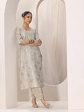 Libas Women'S Silk Blend Kurta Sets (400521_Grey_M)