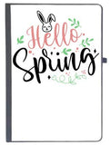 Udnag Ruled Notebook Diary Spring | Hello Spring, [A5 80Pages 80Gsm]